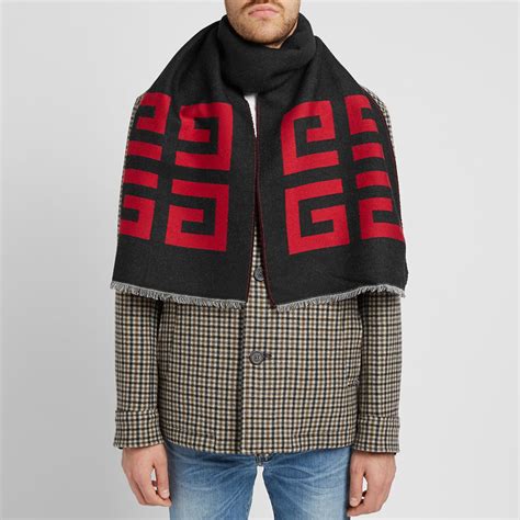 givenchy scarf mens wool|givenchy silk scarf.